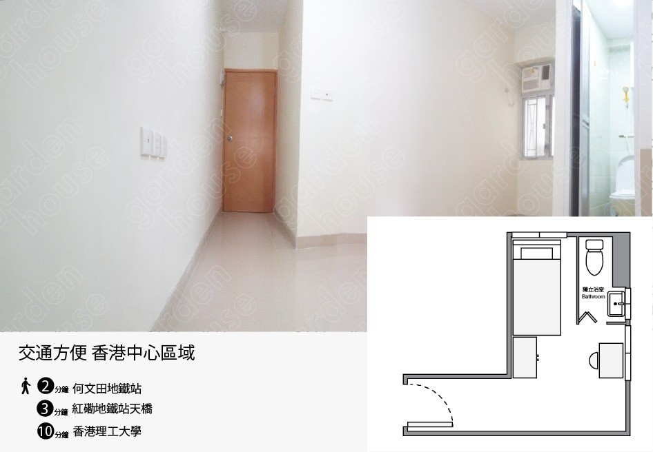 800呎平台 共享 10月4日才起租 可短期月租 一分鐘到何文田站 800呎平台功用 - 紅磡/黃埔 - 獨立套房 - Homates 香港