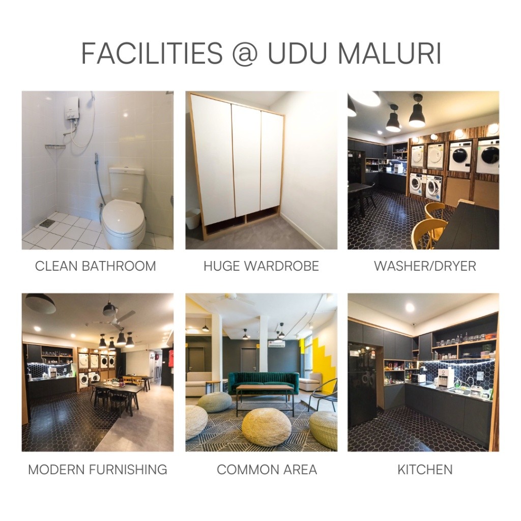 Comfortable Studio At Co-Living Unit 💫At Maluri Only 8 Mins Drive To Tun Razak Exchange 🛍️ - Wilayah Persekutuan Kuala Lumpur - Bedroom - Homates Malaysia