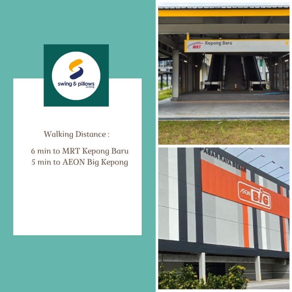 Live, Play, Shop 🛒 : Room Only 5 Min Walk To AEON Big Kepong 🌟 - Wilayah Persekutuan Kuala Lumpur - 房間 (合租／分租) - Homates 馬來西亞