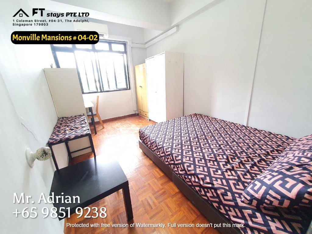 Novena MRT / Monville Mansions - Novena - Bedroom - Homates Singapore