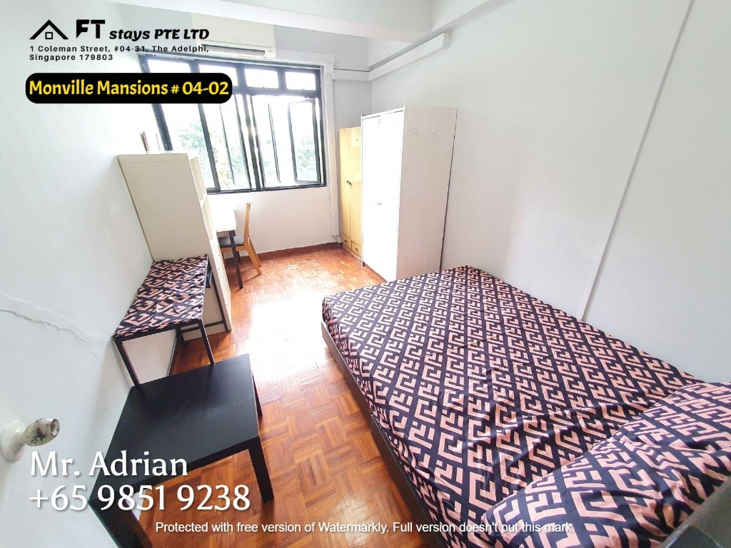 Novena MRT / Monville Mansions - Novena - Bedroom - Homates Singapore