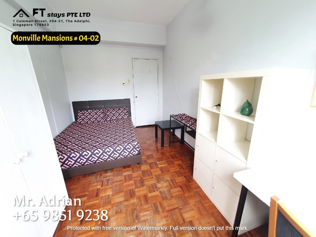 Novena MRT / Monville Mansions - Novena - Bedroom - Homates Singapore