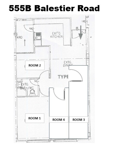 Room for Rent/Balestier, Toa Payoh MRT/ For 1 pax/ Available Immediately - Toa Payoh 大巴窑 - 整个住家 - Homates 新加坡