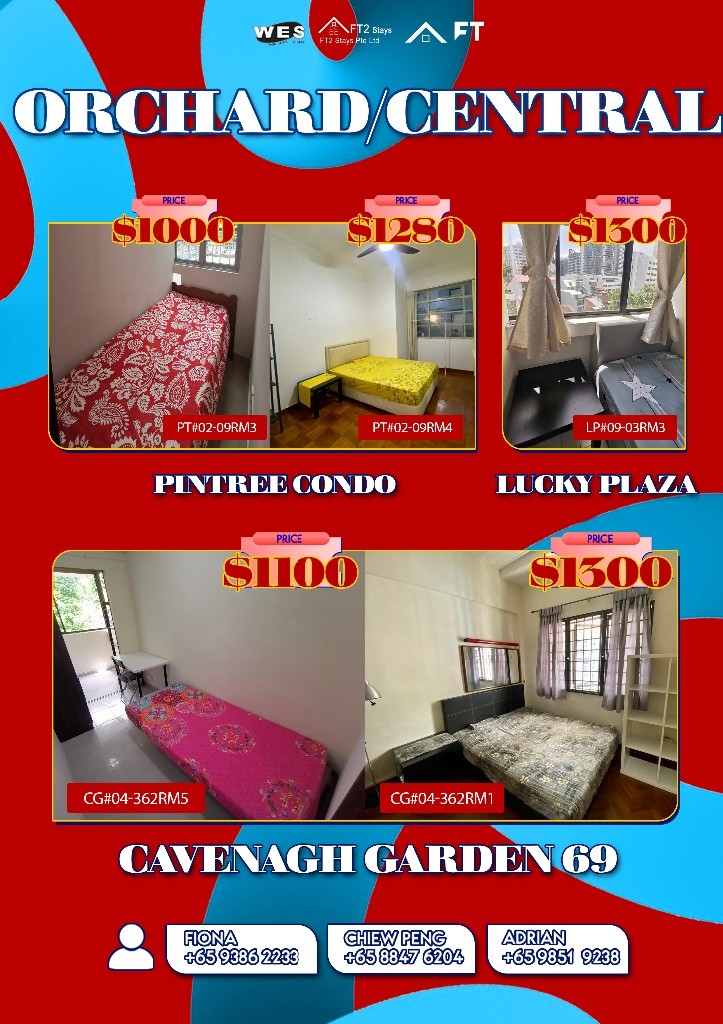 Room for rent / DHOBY GAUT / SOMERSET / Common room / 1-2pax stay / Available September 2 - Orchard 乌节路 - 整个住家 - Homates 新加坡