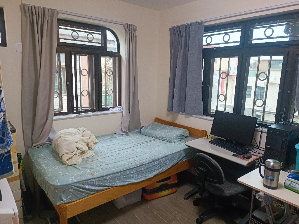 近教育大學 /工業邨: 開揚連天台單位，分享共用 - Tai Po/Tai Wo - Bedroom - Homates Hong Kong