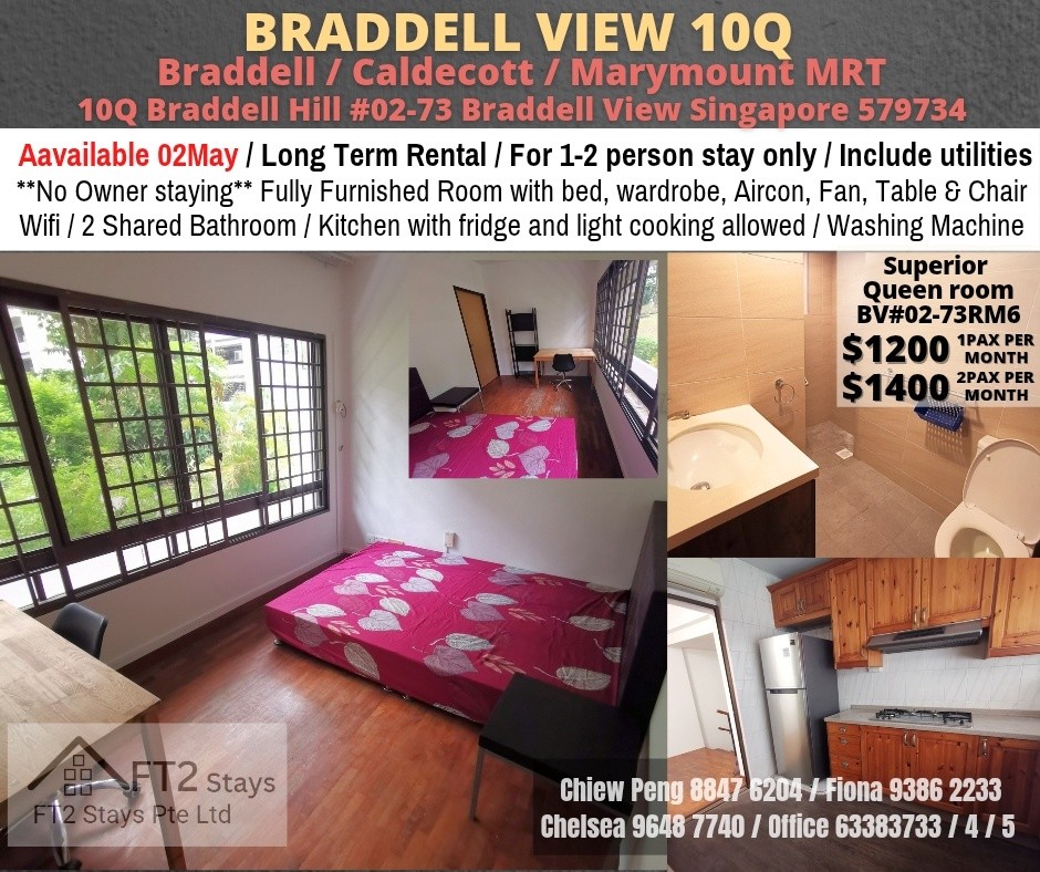 10Q BRADELL VIEW - $1200 - Braddell - Flat - Homates Singapore