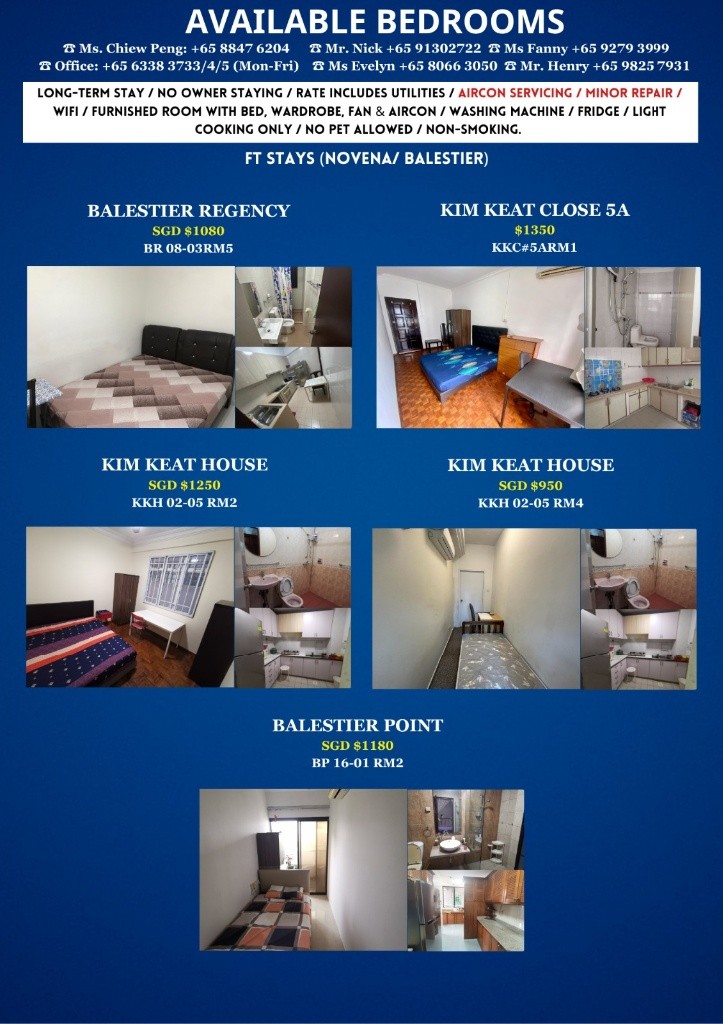 Room For Rent - Near Marymount MRT - Braddell 布萊徳 - 整個住家 - Homates 新加坡