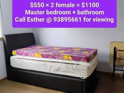 $550 x 2 females = $1100 - 406 Northshore Residence 