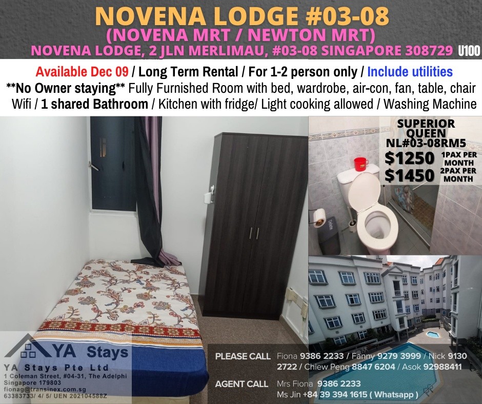 Available 9 Dec/Common Room/Wi-Fi/No owner staying/No Agent Fee/Cooking allowed/Near Toa Payoh/Novena MRT - Novena - Bedroom - Homates Singapore