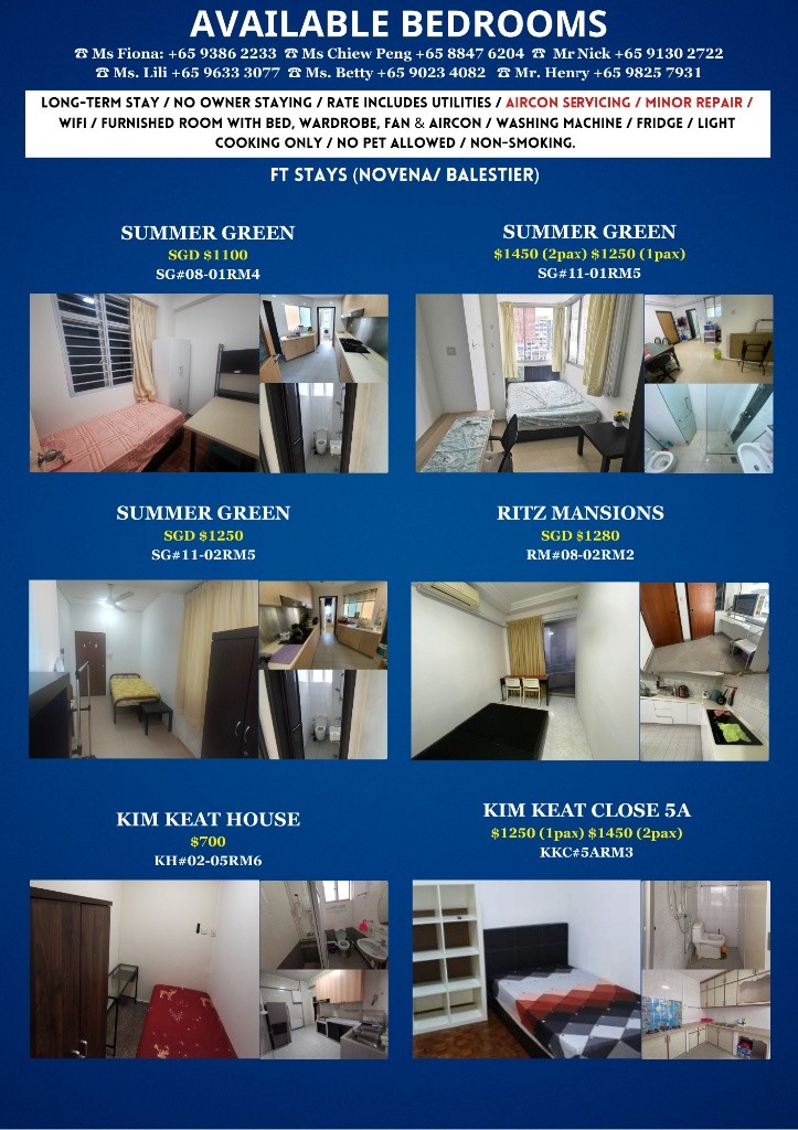 Available﻿ IMMEDIATELY - Common Room/Include Utilities/Wifi/Aircon/No Agent Fee/Light Cooking Allowed/Washing Machine - Toa Payoh 大巴窯 - 分租房間 - Homates 新加坡