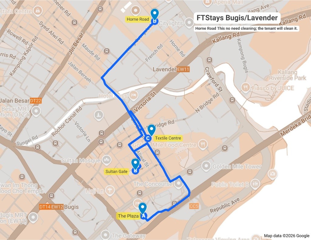 Studio for rent / Lavender, Bugis MRT / Master room / 2 pax stay / Available 11 April - Orchard 烏節路 - 獨立套房 - Homates 新加坡