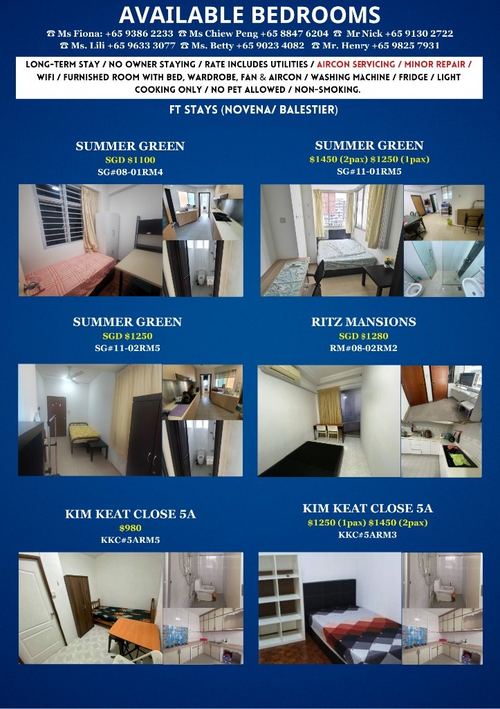 Available﻿ 22 April - Common Room/Include Utilities/Wifi/Aircon/No Agent Fee/Light Cooking Allowed/Washing Machine - Toa Payoh 大巴窯 - 分租房間 - Homates 新加坡