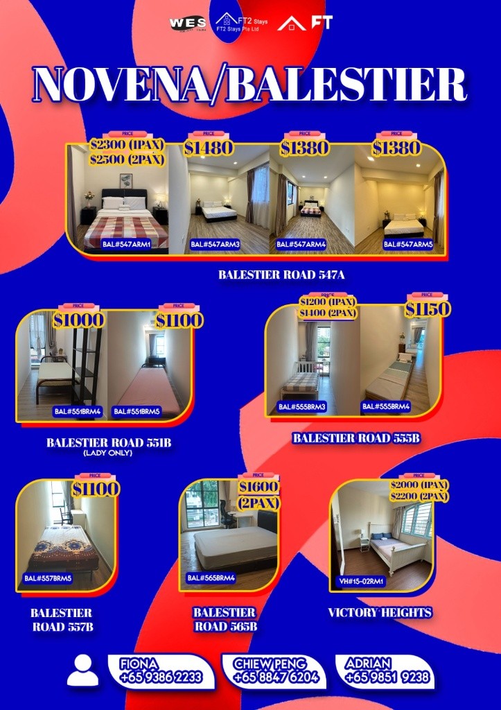 Room for rent / Toa Payoh, Novena / Common room / 1pax stay / Available June 26 - Novena 諾維娜 - 分租房間 - Homates 新加坡