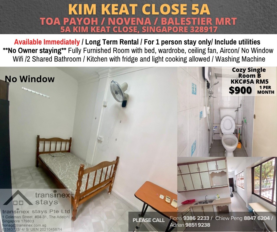 Room for rent / TOA PAYOH / Common room / 1pax stay / Available Immediately - Toa Payoh 大巴窯 - 分租房間 - Homates 新加坡